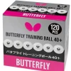 Butterfly Training 40+ Bordtennisbolde, 120 Stk.